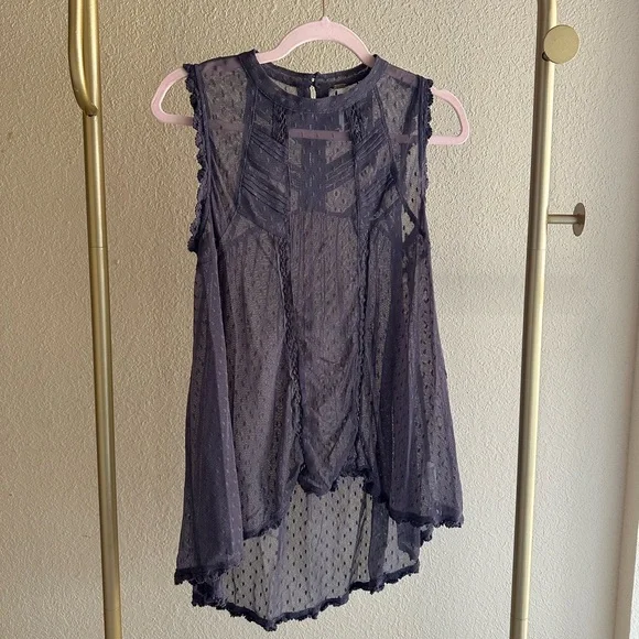 Free People Sleeveless Lace Tunic - Picture 2 of 7